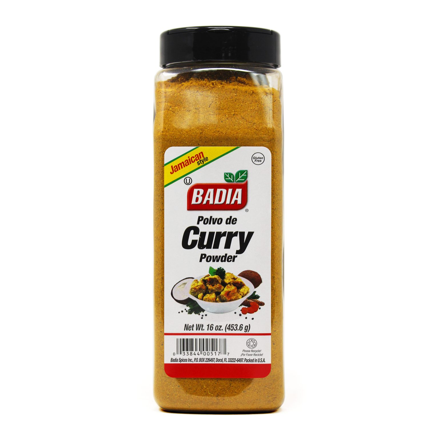 Levně Curry Badia 453,6 g koření prášek pro rybí a zeleninové masové pokrmy