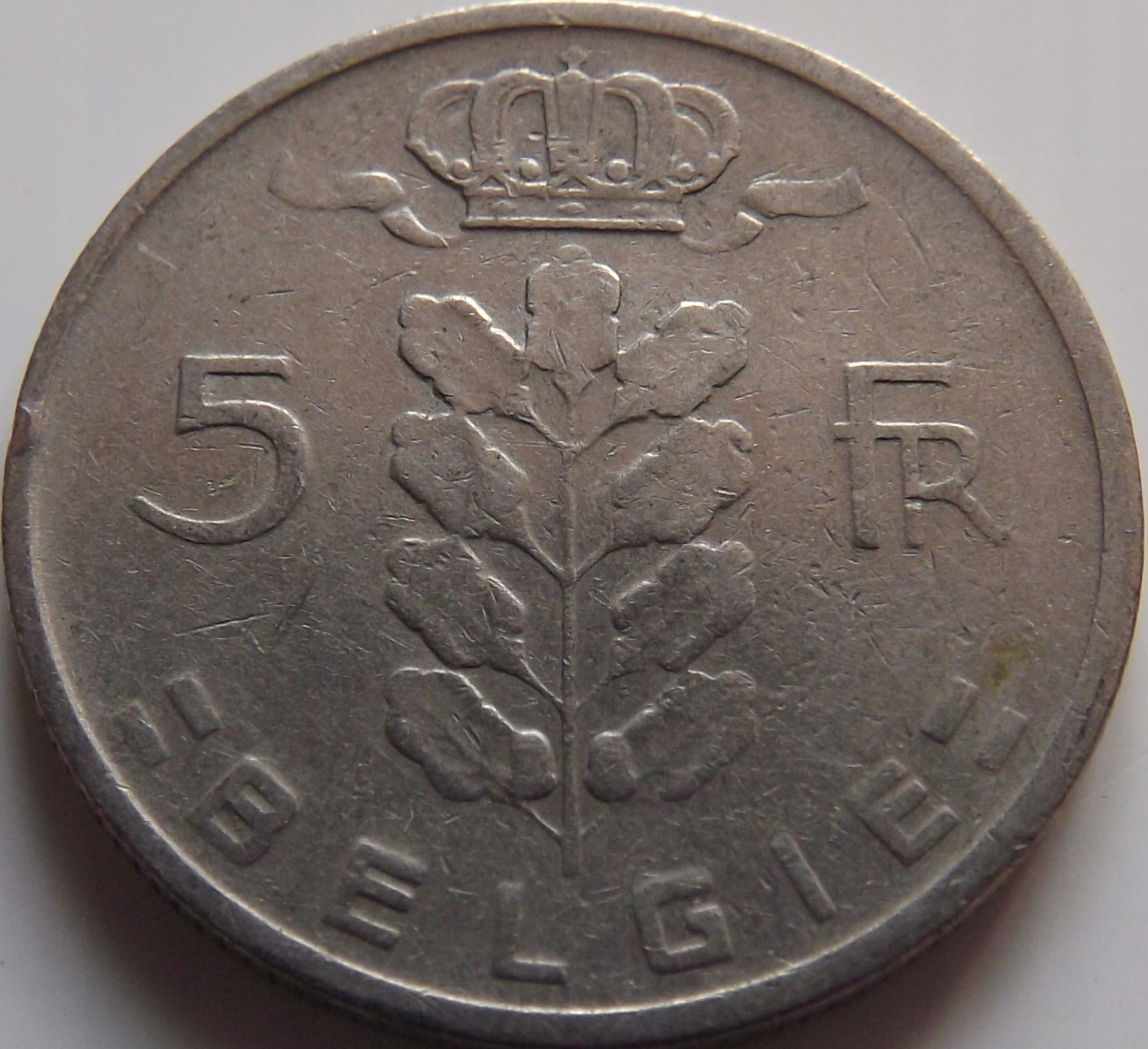 Belgia 5 Franków 1961 st. 3+