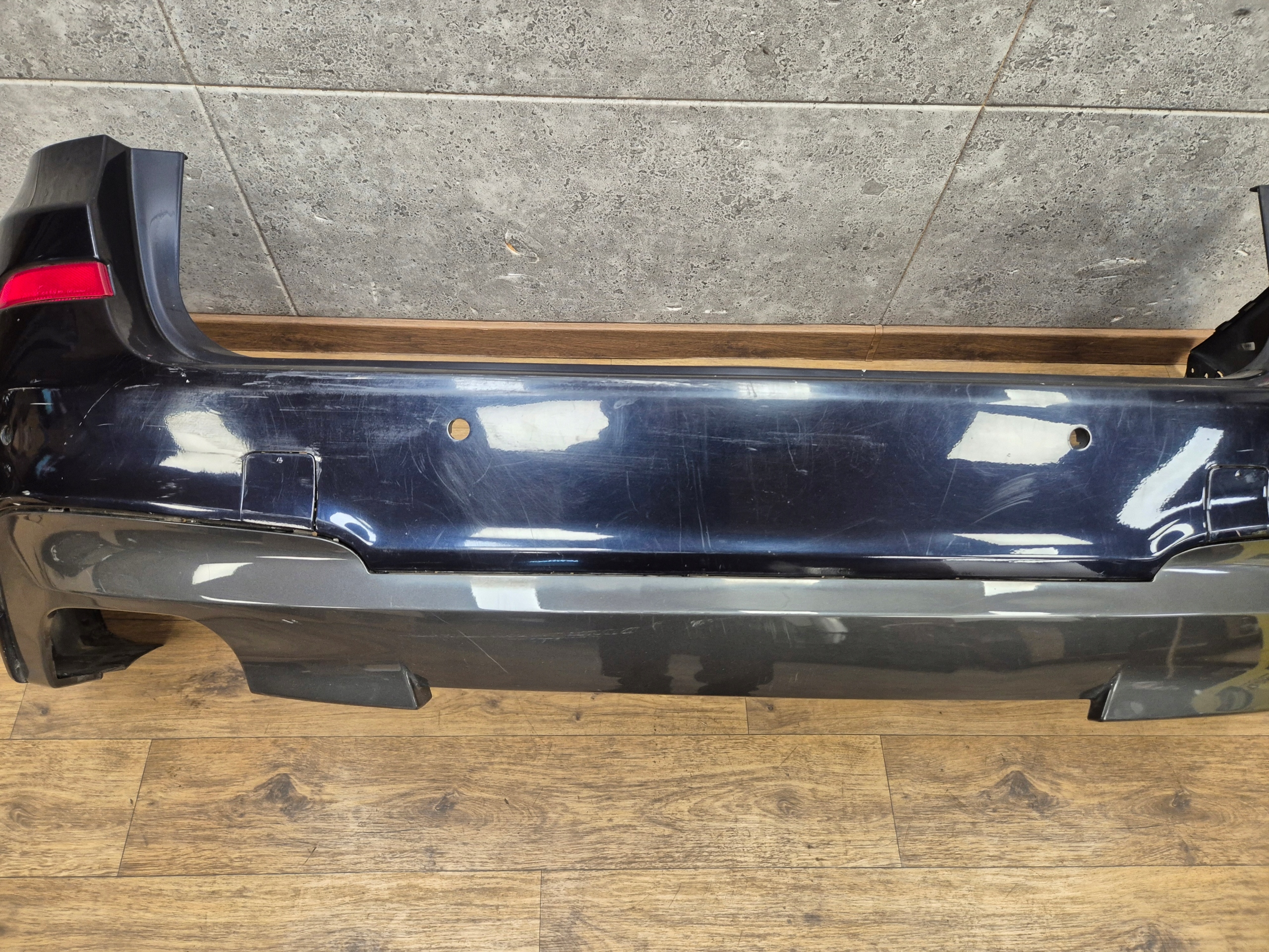 BMW X3 F25 bumper rear part rear m-packet diffuser complete 416 CARBONSCHWARZ