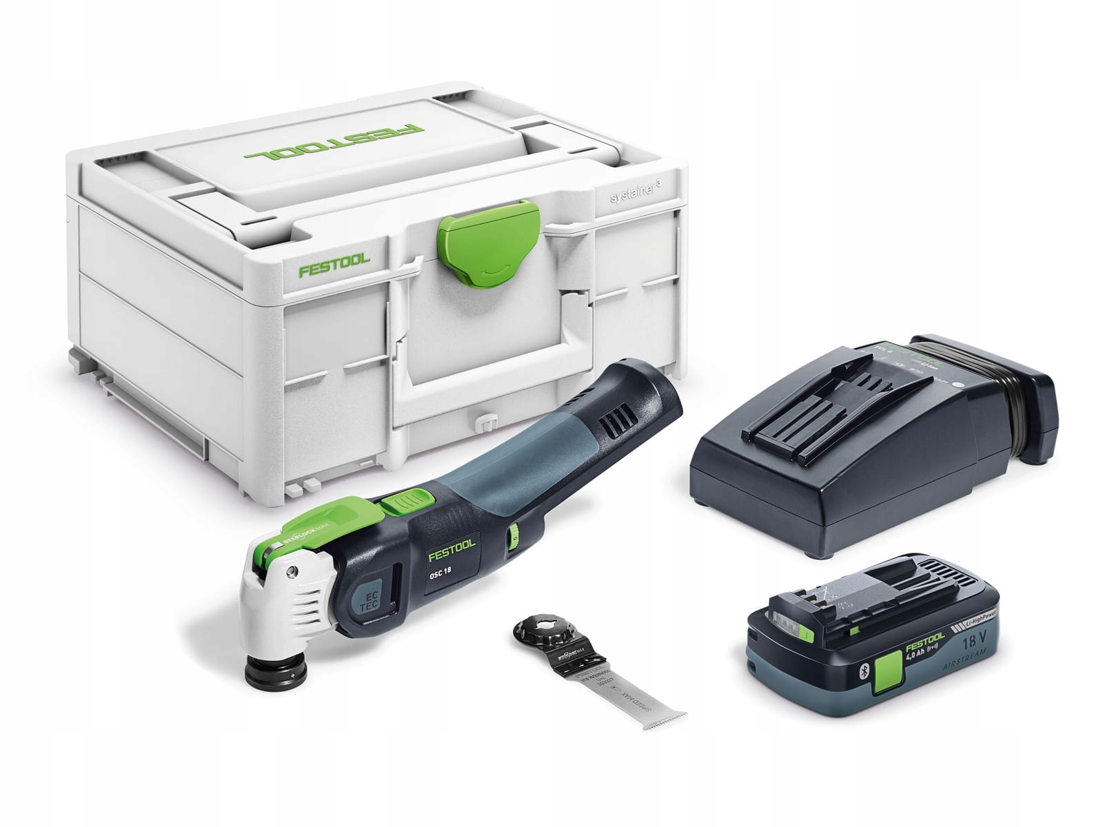Festool Multifunkční zařízení Vecturo OSC18 Plus Komplet Aku Nabíječka