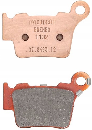 07BB275A - КОЛОДКИ BREMBO ЗАДНІ KTM SX 125 2004-2019