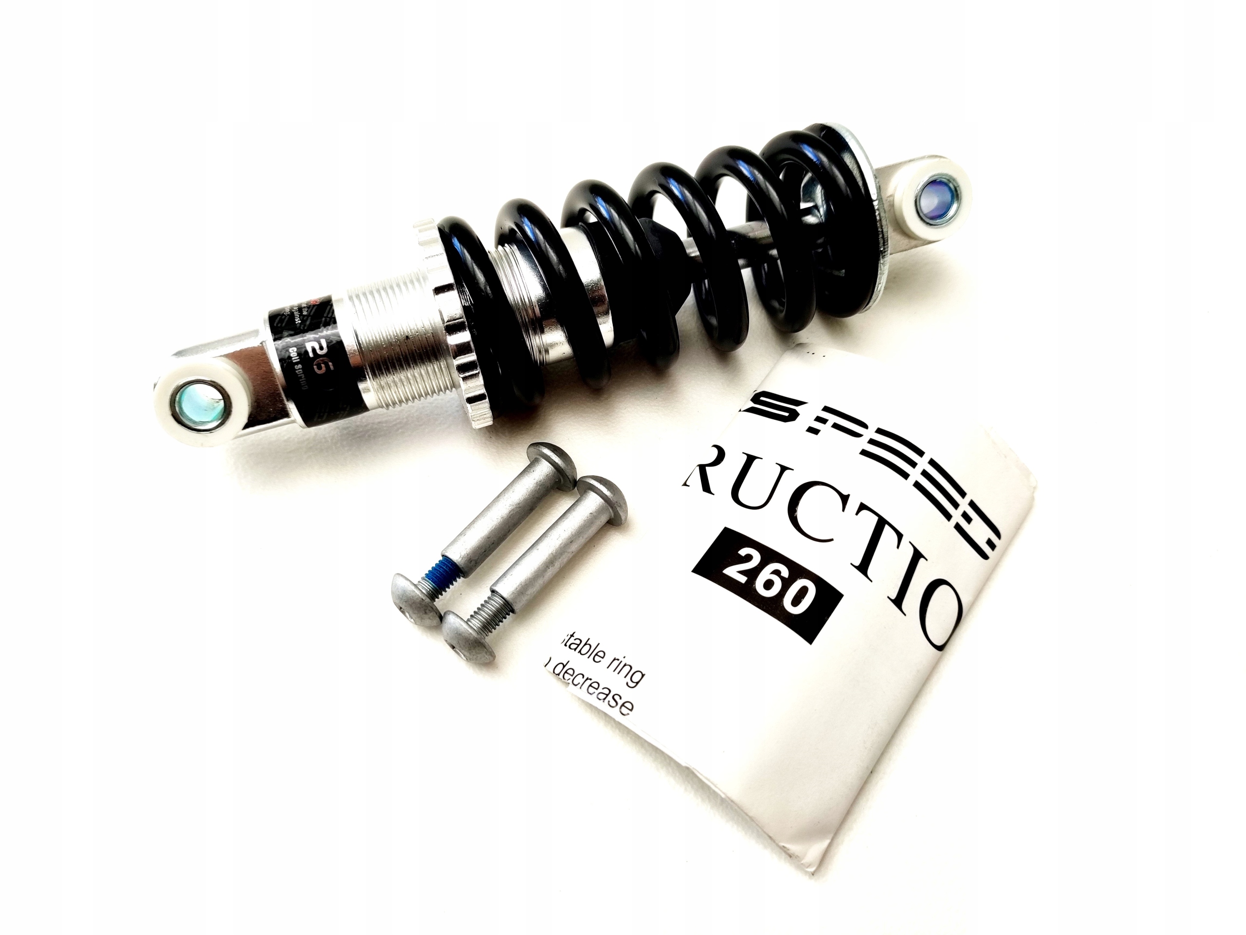 Amortyzator Tylny Sprężynowy Regulowany Do Roweru Górskiego Mtb Kspeed 260