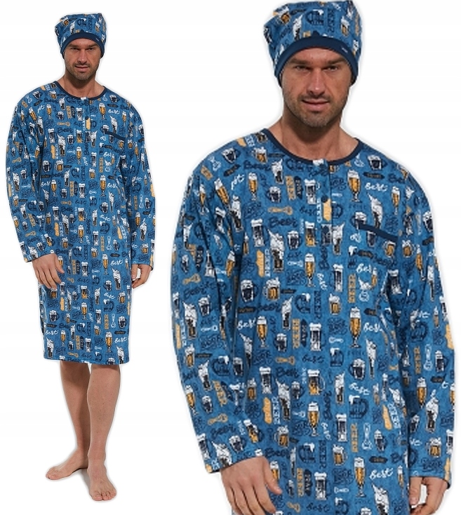 KOSZULA NOCNA CORNETTE 110/12 SZLAFMYCA PIWO M