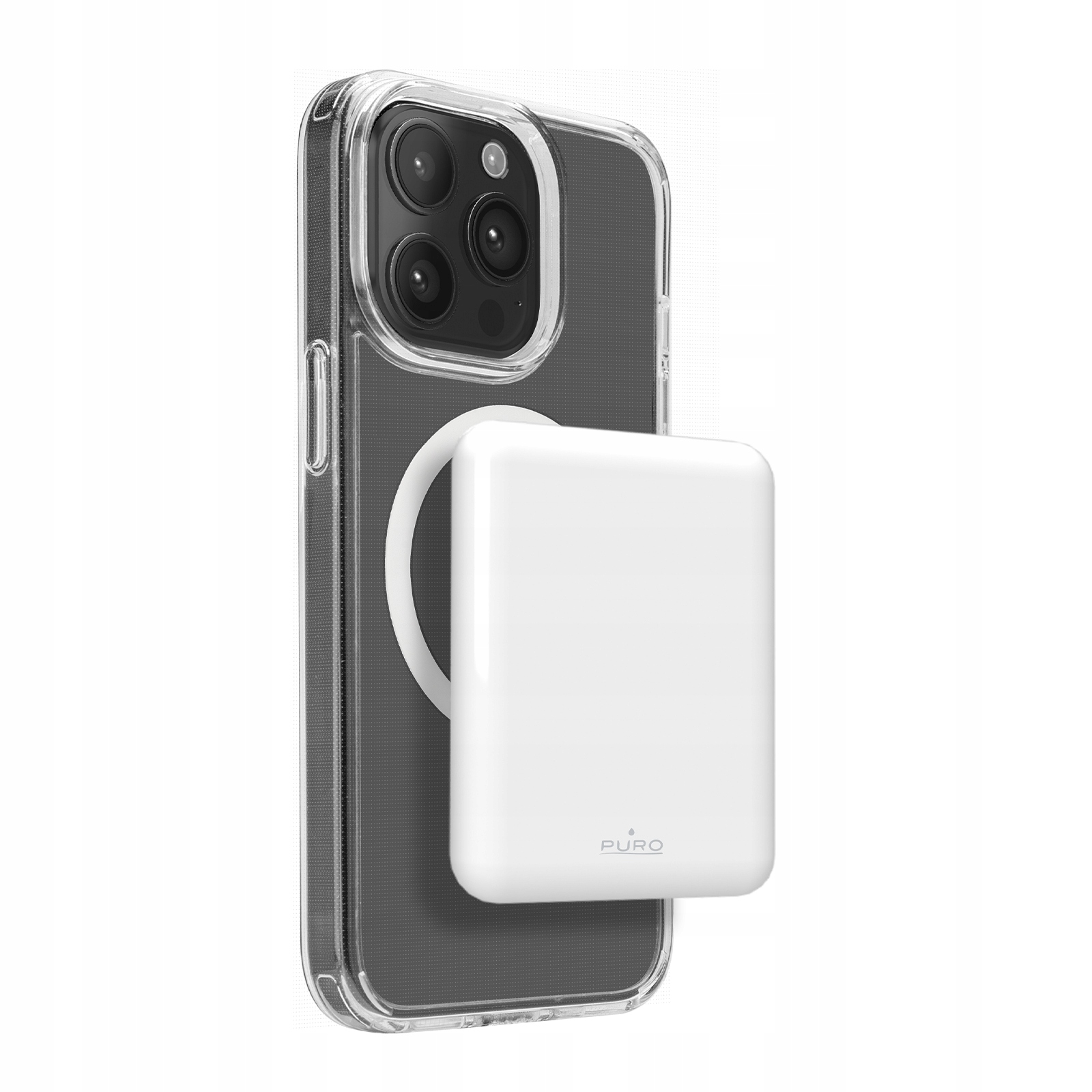 Powerbanka 5000 mAh Usb-c MagSafe Power Mag biela