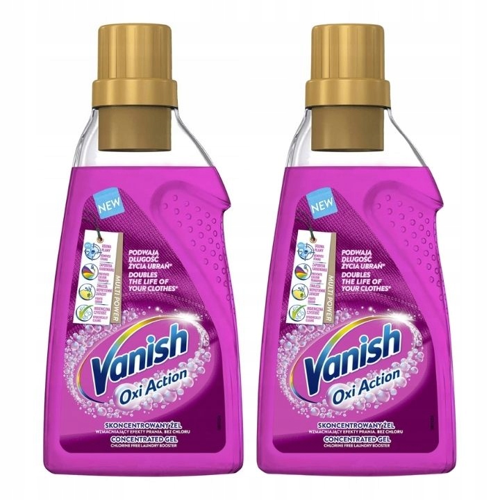 

Vanish Oxi Action Odplamiacz do Kolorów 750ml x2