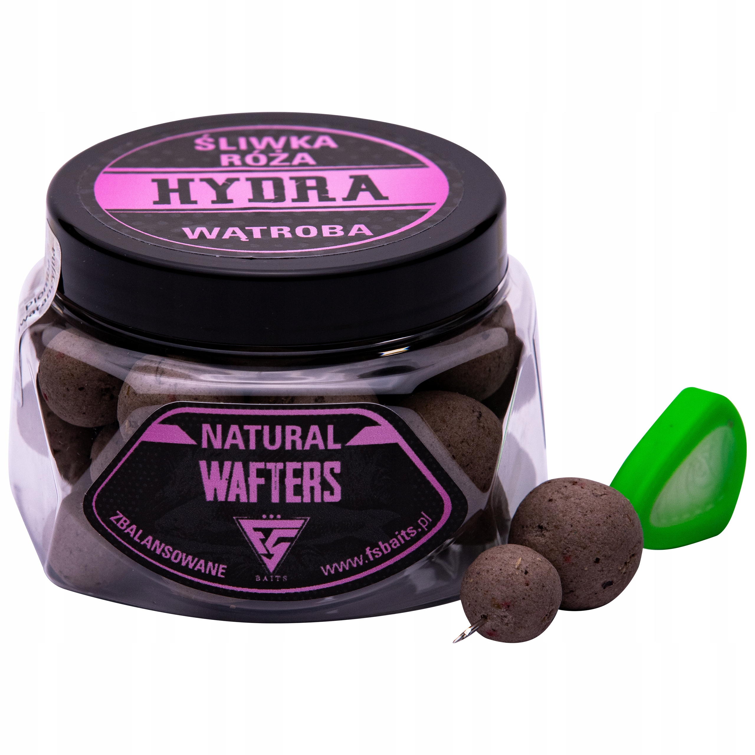 Fs Baits Kulki Zbalansowane Natural Wafters Śliwka & Róża & Wątroba 20 mm