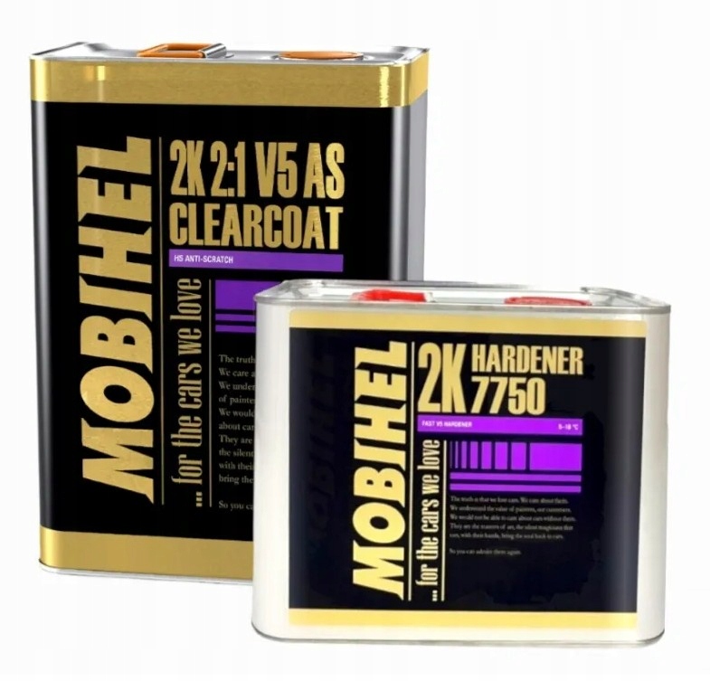 Mobihel Bezbarevný Lak v5 2:1 5L 2,5L utw 7750 rýchly