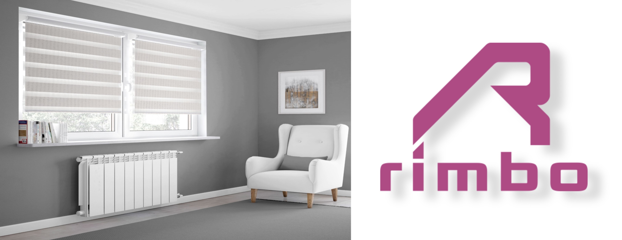 Roleta DZIEŃ NOC na wymiar ROLETY ŻALUZJA 67X150 Marka RIMBO