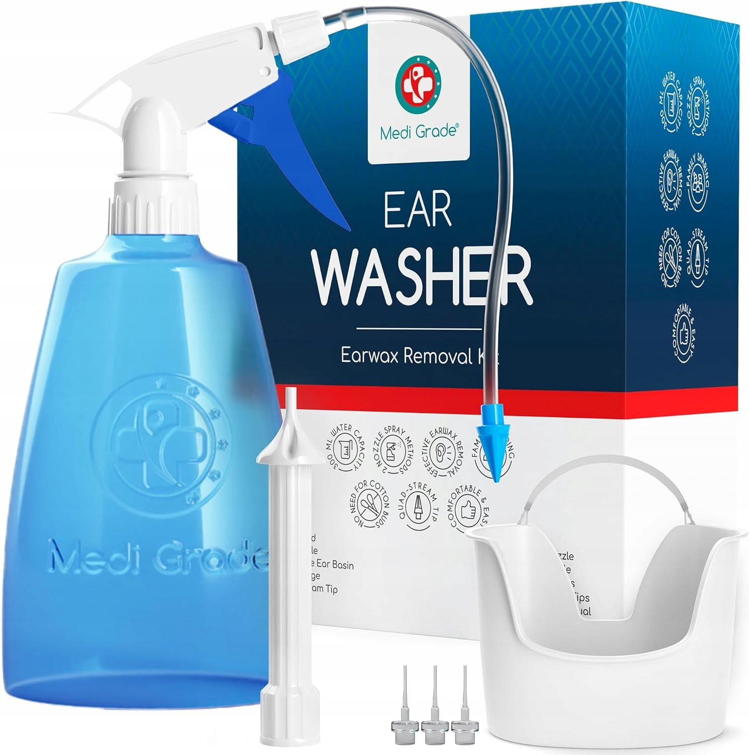 Urządzenie Do Czyszczenia Uszu Medi Grade Bogaty Funkcjonalny Zestaw