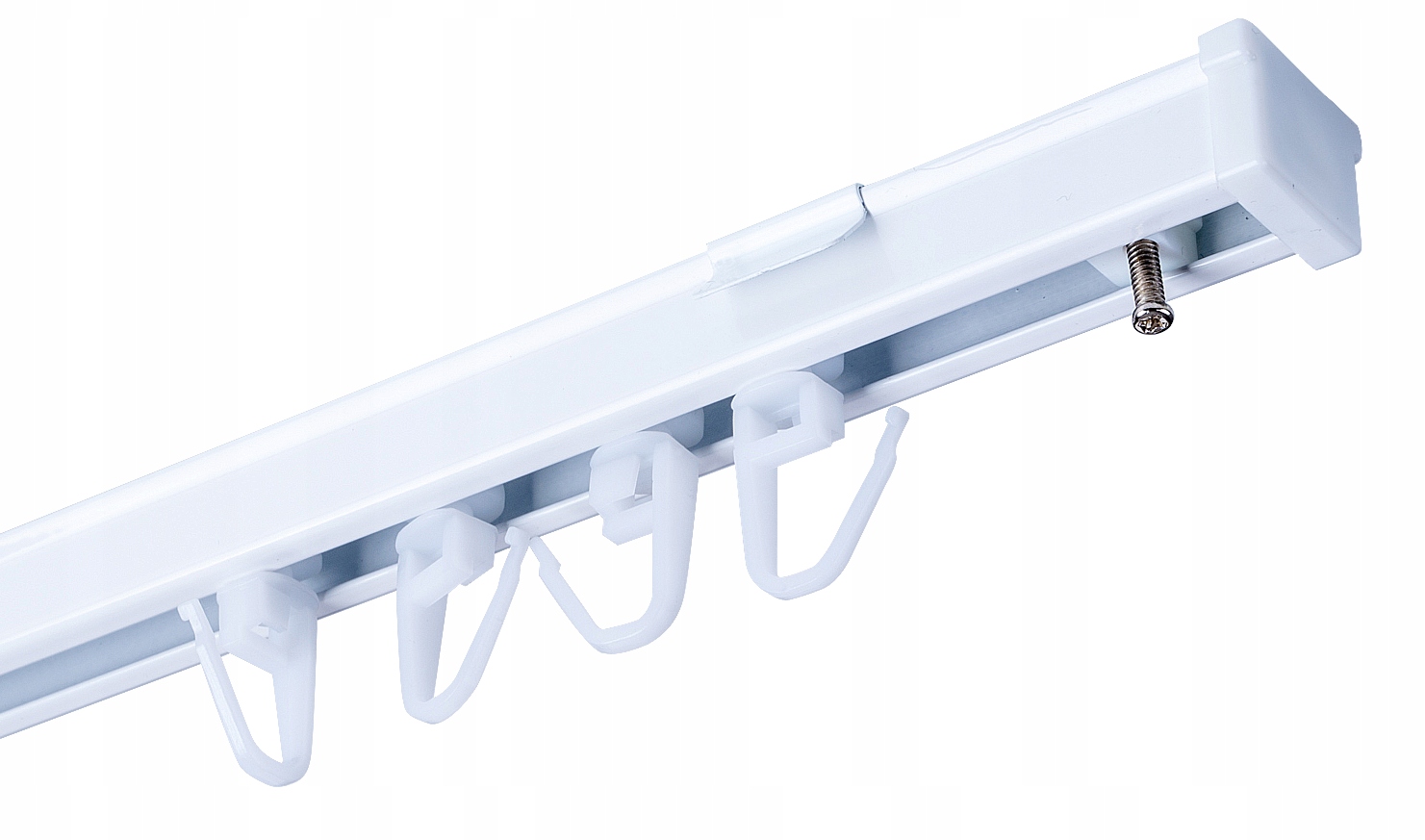 SZYNA ALUMINIOWA Karnisz sufitowy MS 90cm Kolor biały