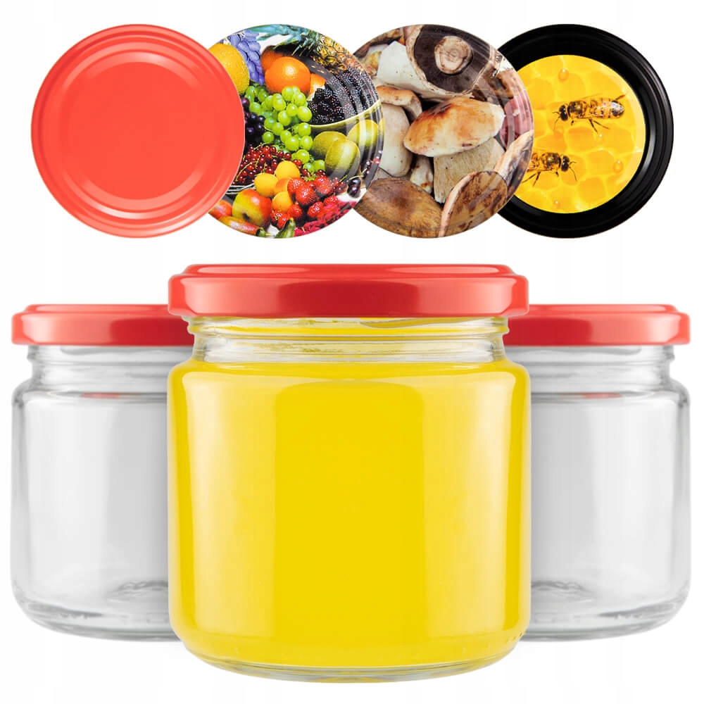 

120SZTUK Słoik 200ML Wieczko FI66 Dżem Przetwory