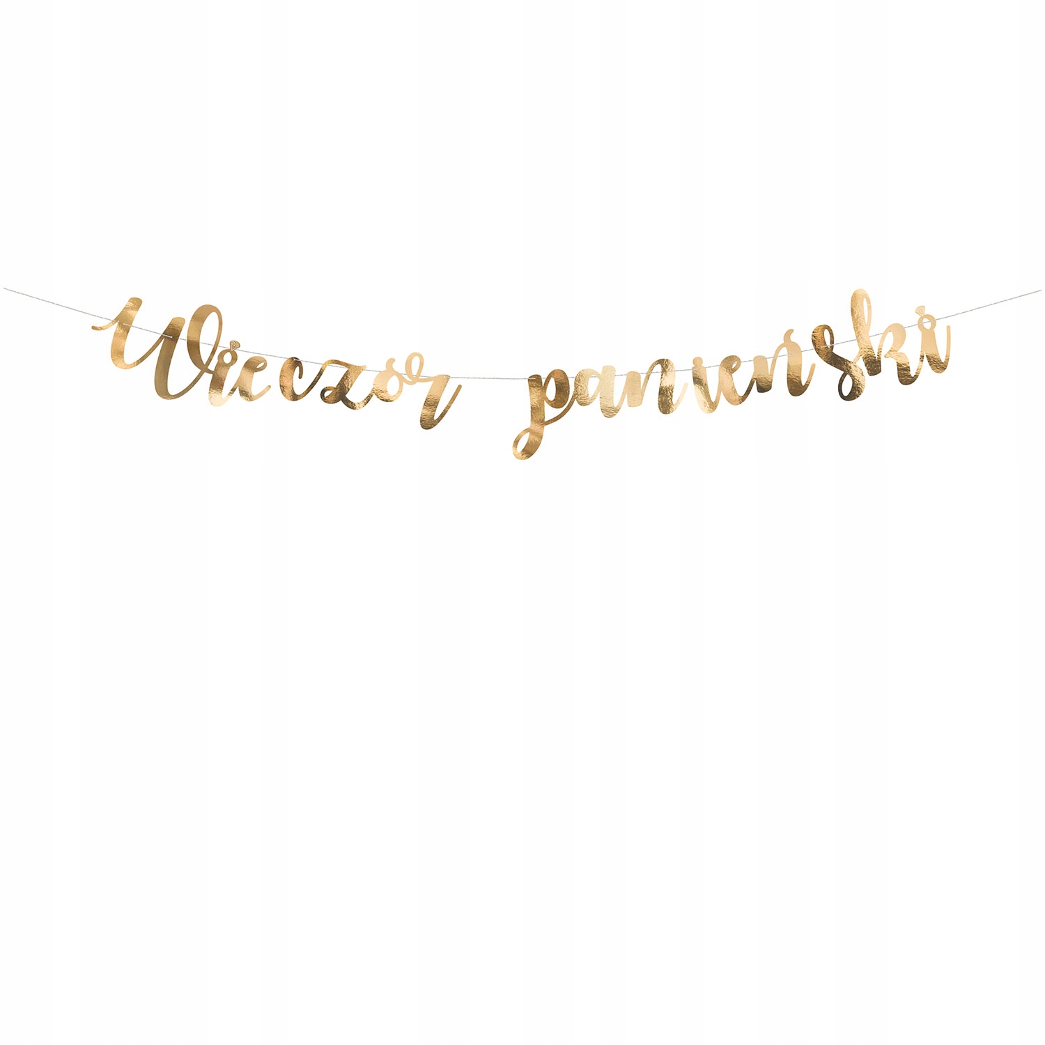 

Girlanda baner napis Wieczór panieński złoty 150cm