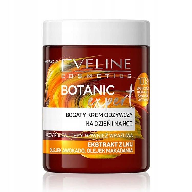 

Eveline Botanic Ekstrakt z Lnu Krem odżywczy 100ml