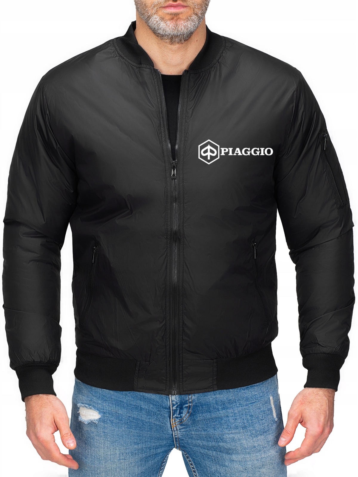 Pánská Bomberová Bunda Bomber Plaggio Černá M