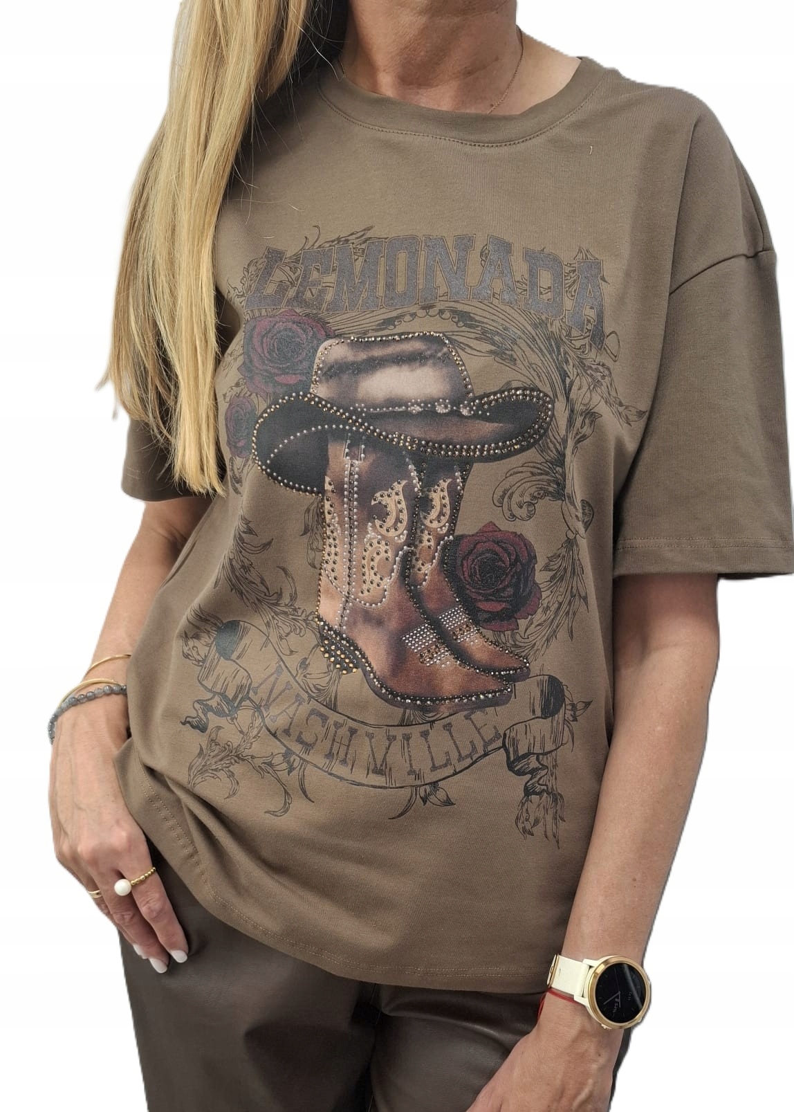 Halenka Lemonada s potiskem kovbojských bot Umbra Uni Novinka