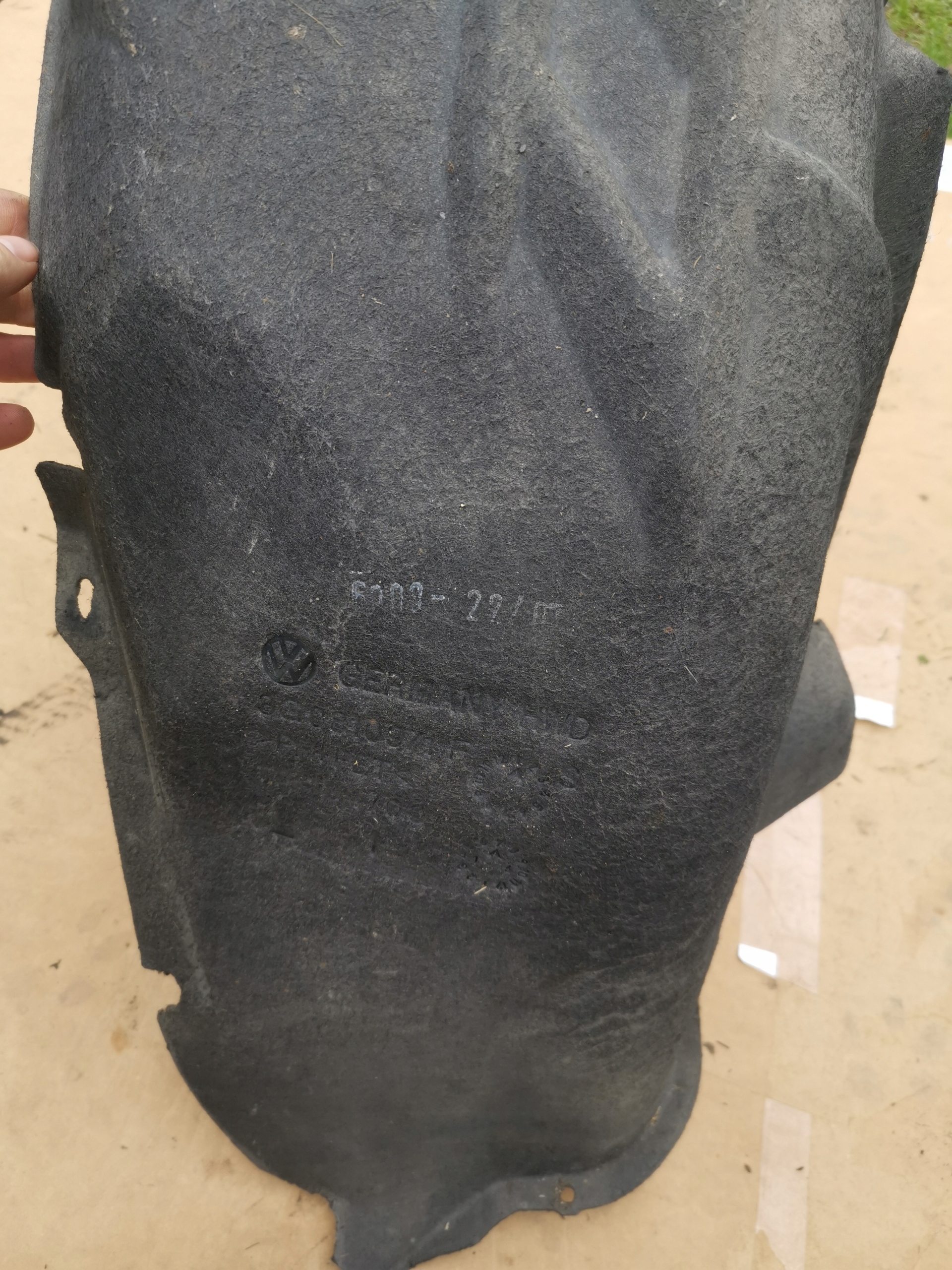 mudguard rear. left VW PASSAT B8 LIFT 3G0810971