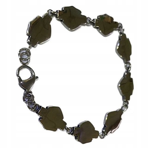 Dámský náramek motocykl ocel L316 women biker obvod 20 cm