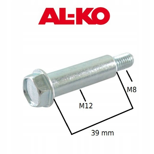 TRZPIEŃ ŚRUBA KOŁA AL-KO 40 42 46 47 4600 B BR HR H35 LM 47 PE LTS E 47 Typ tuleja