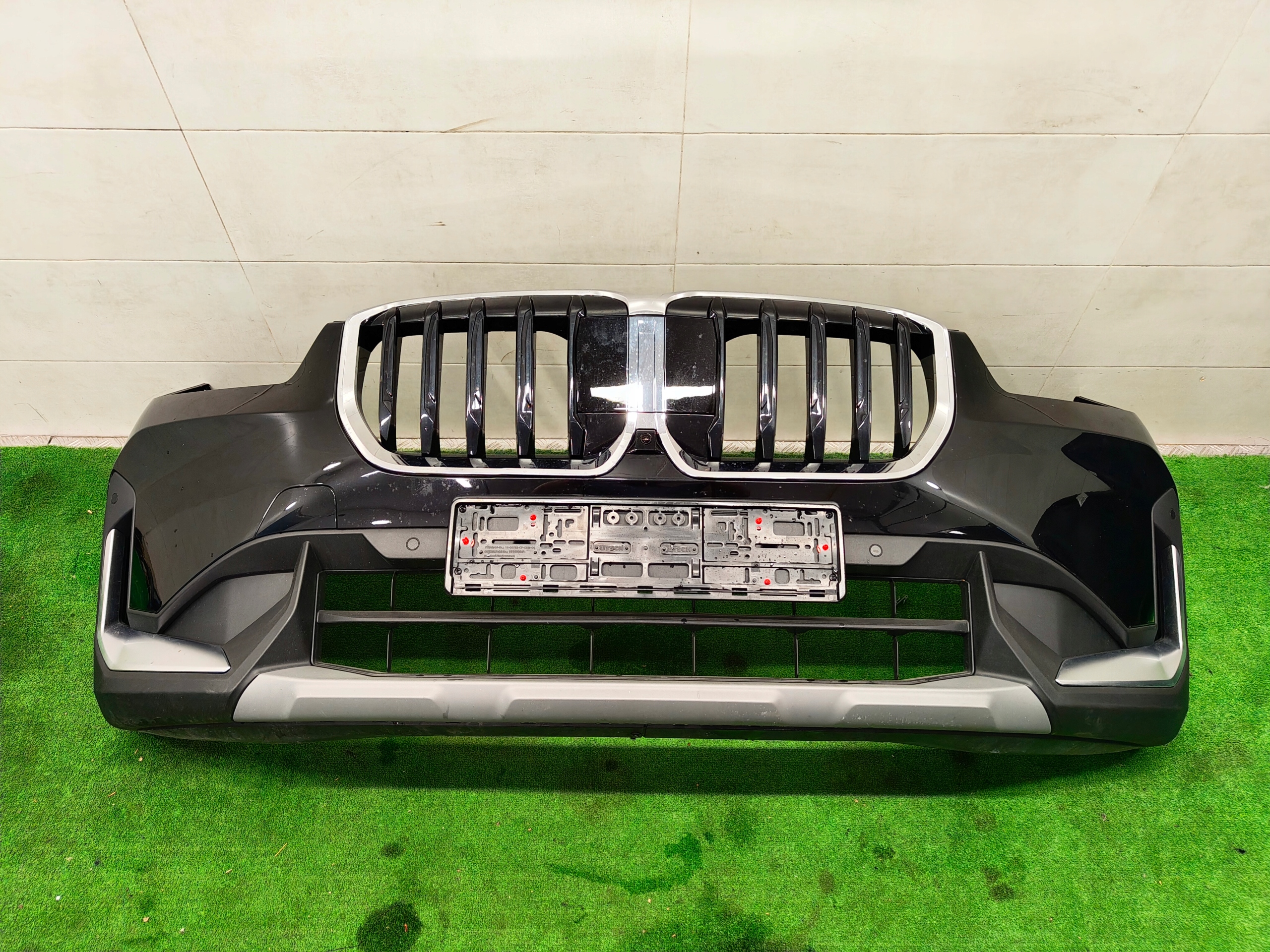 BMW X1 U11 front bonnet bumper lights fenders support panel for radiators 475
