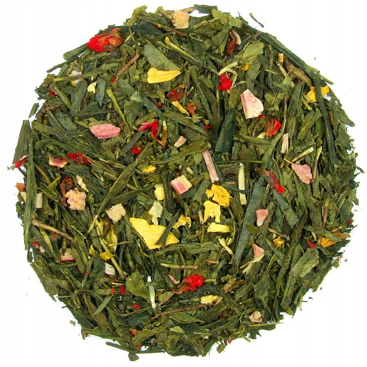 Levně Čaj zelený Sencha Sluneční paprsek Rebarbora 1 kg