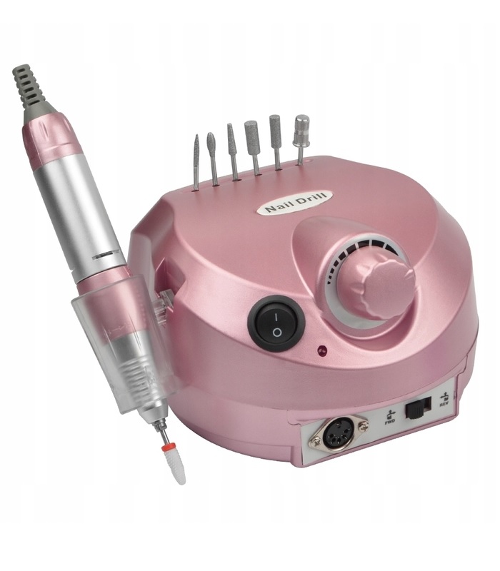 Frezarka Do Paznokci Manicure Pedicure Zestaw Frezów Pedał Nożny 80W