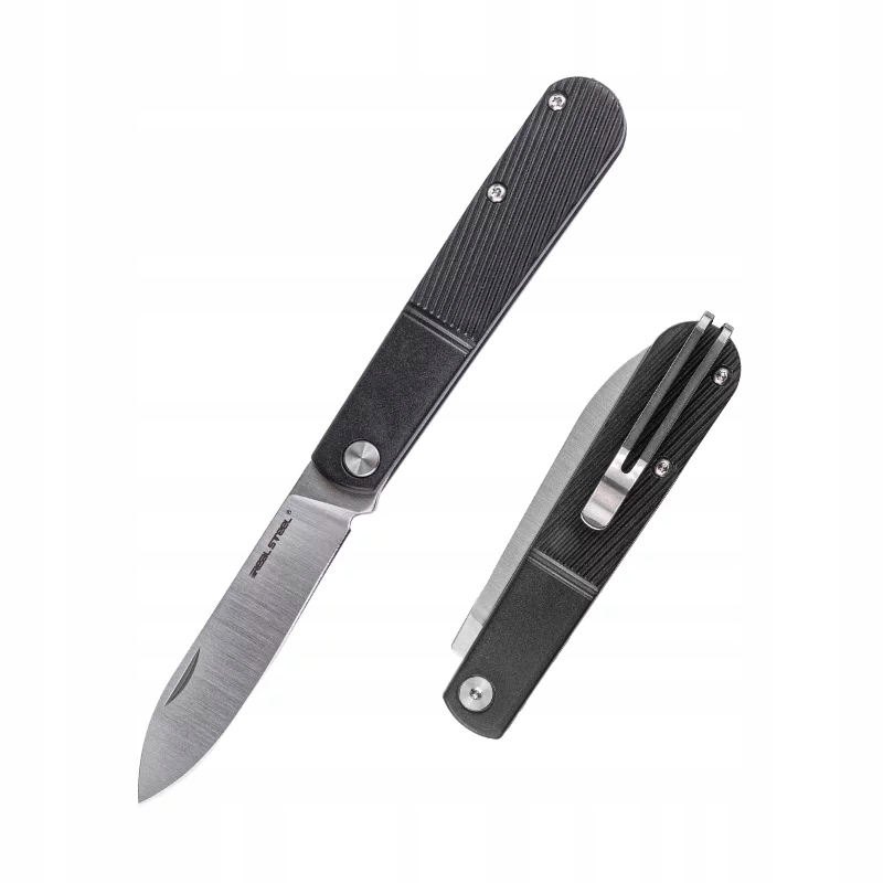 Nůž s klipem s funkcí vidlice Real Steel Real Barlow Drop Point