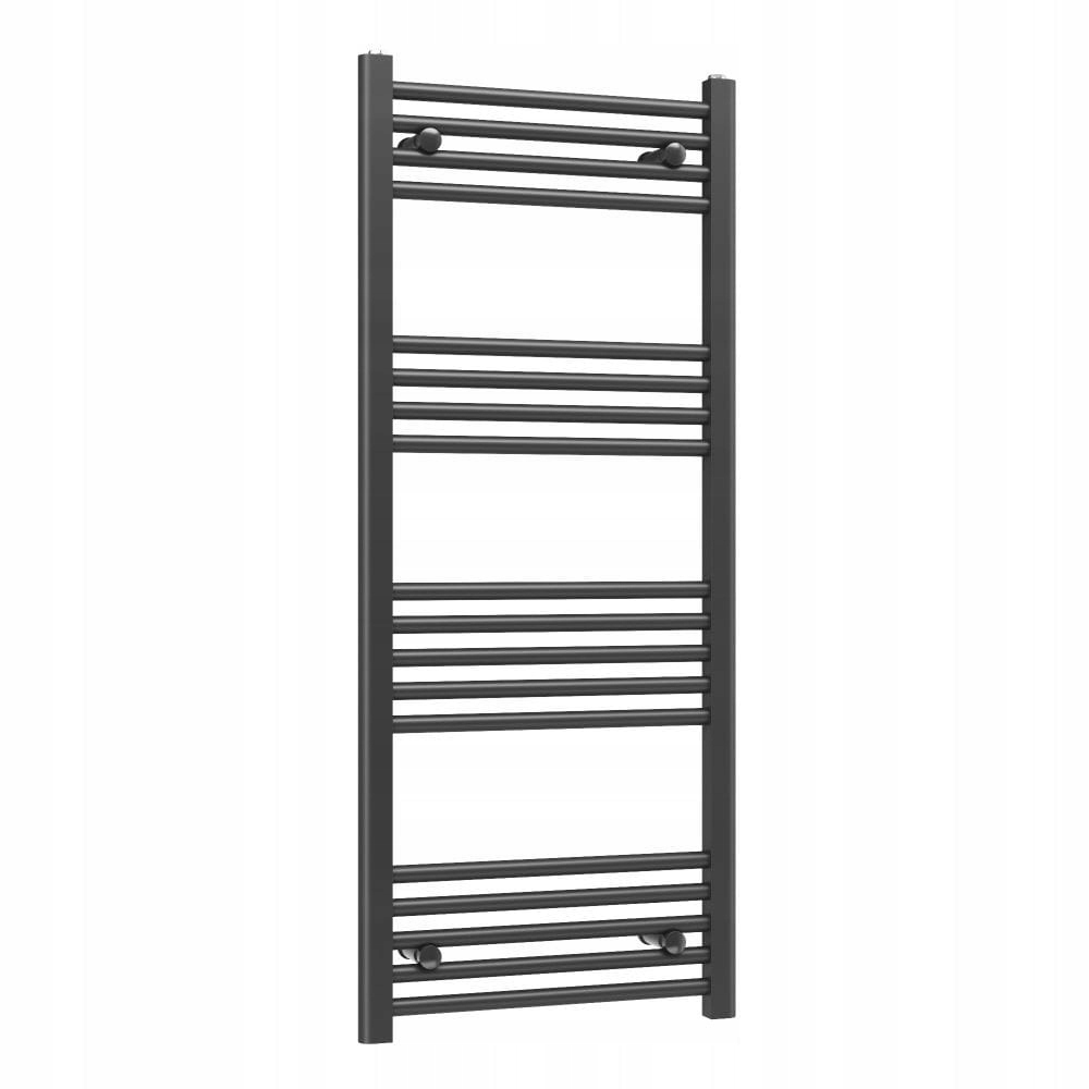 Ohřívač Basic 50x120 cm černý koupelnový žebříkový radiátor Gamma