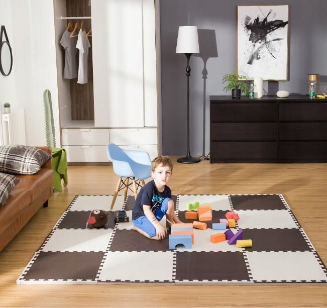 MATA PIANKOWA DUŻE PUZZLE PIANKOWE 180x180 9 SZT. Płeć chłopcy dziewczynki