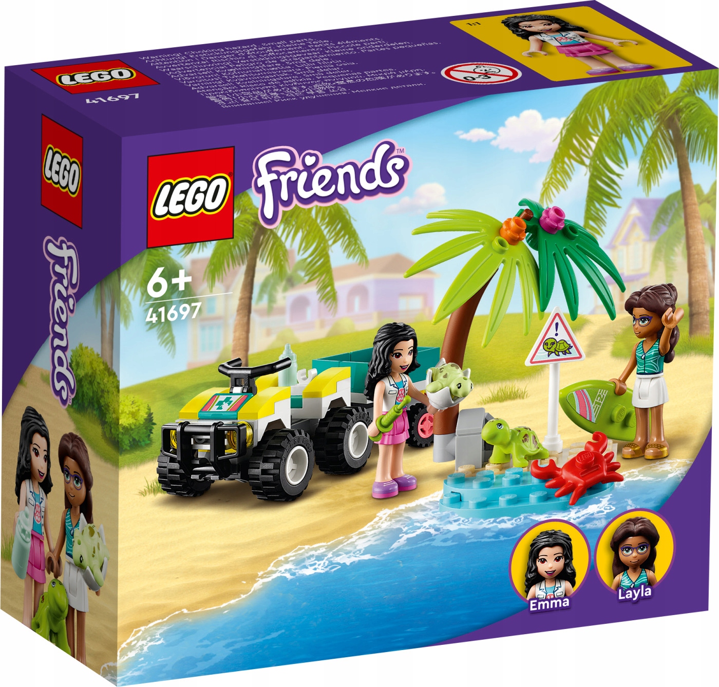 

Lego Friends 41697 Pojazd do ratowania żółwi