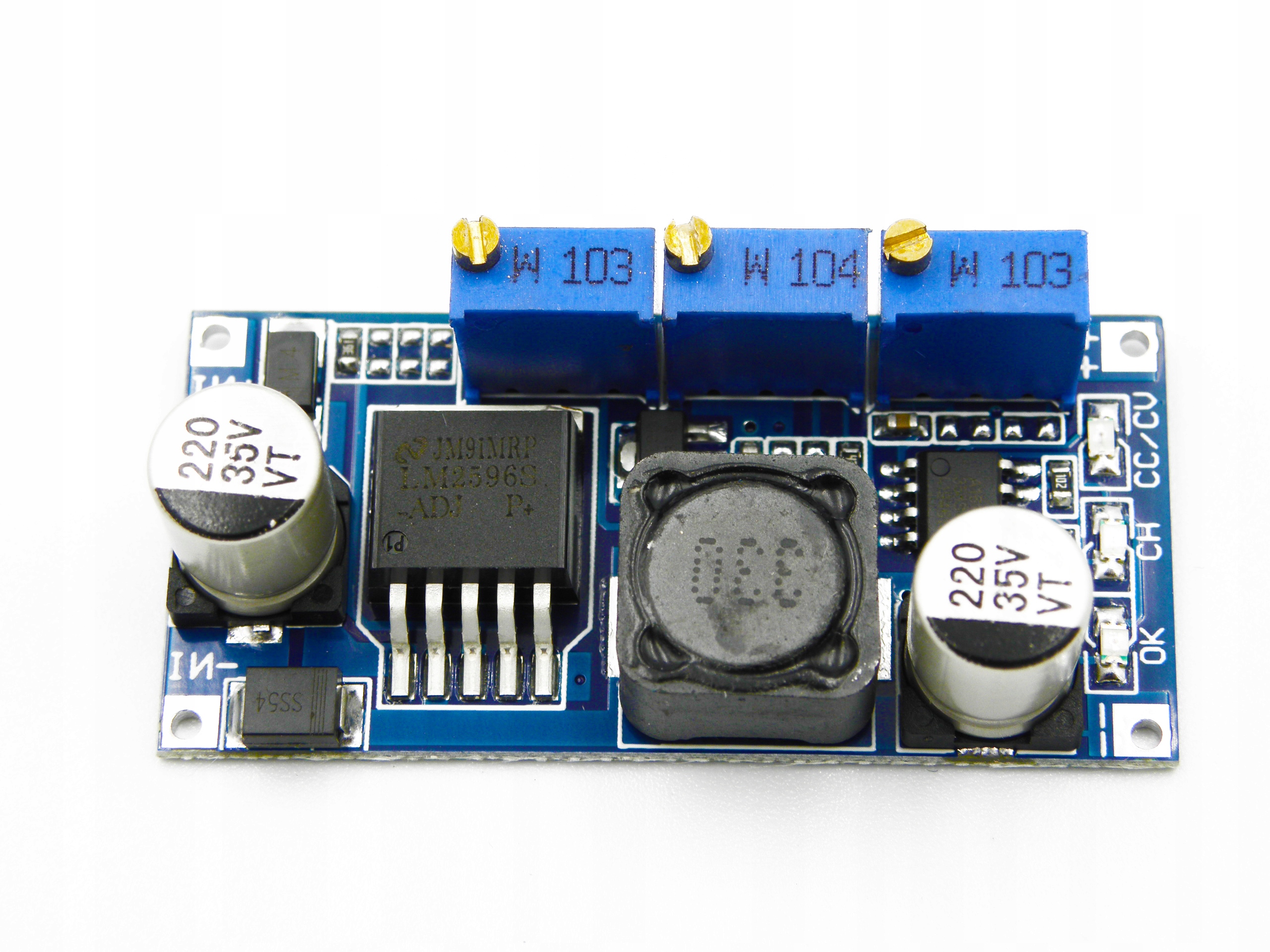 

Przetwornica LM2596S CC CV ładowarka ogniw
