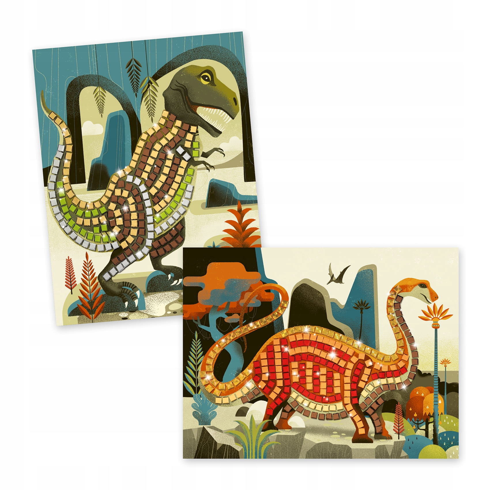 

Mozaiki Wyklejanki Dinozaury Djeco