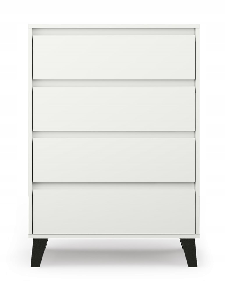 NOWOCZESNA STYLOWA KOMODA BIAŁA 70/40CM NÓŻKI BIEL SZUFLADY REGAŁ SZAFKA Stan opakowania oryginalne