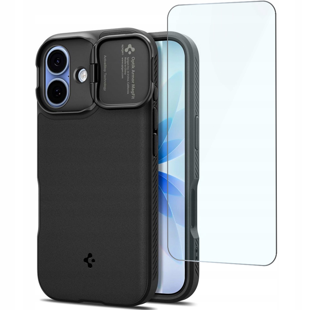Etui Spigen Optik Armor do MagSafe do iPhone 17, z osłoną aparatu szkło