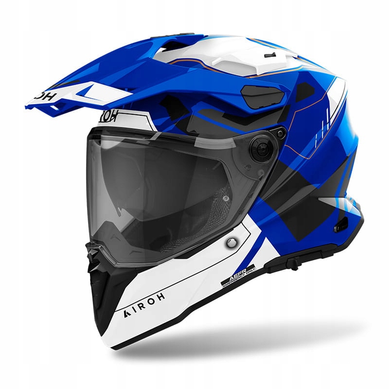 Motocyklová Prilba Enduro Airoh Commander 2 Reveal Blue Gloss L