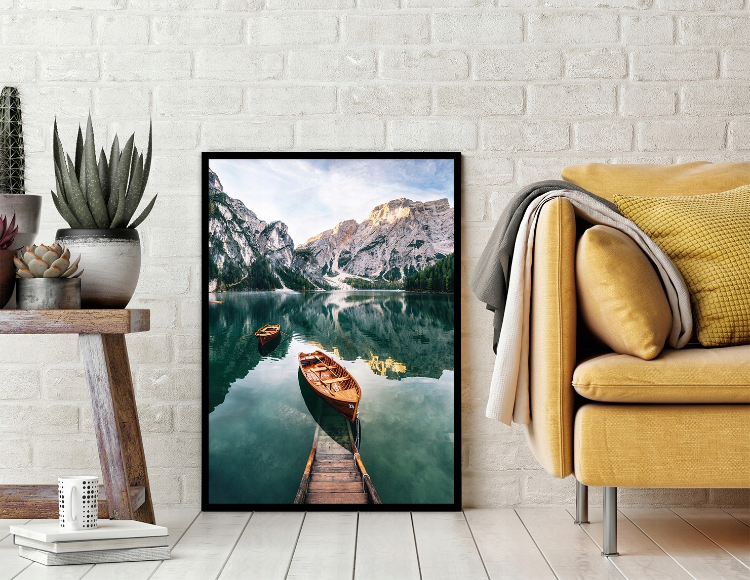 OBRAZ PLAKAT W RAMIE 53x73 cm Łodzie P942 Kod producenta obrazy plakaty