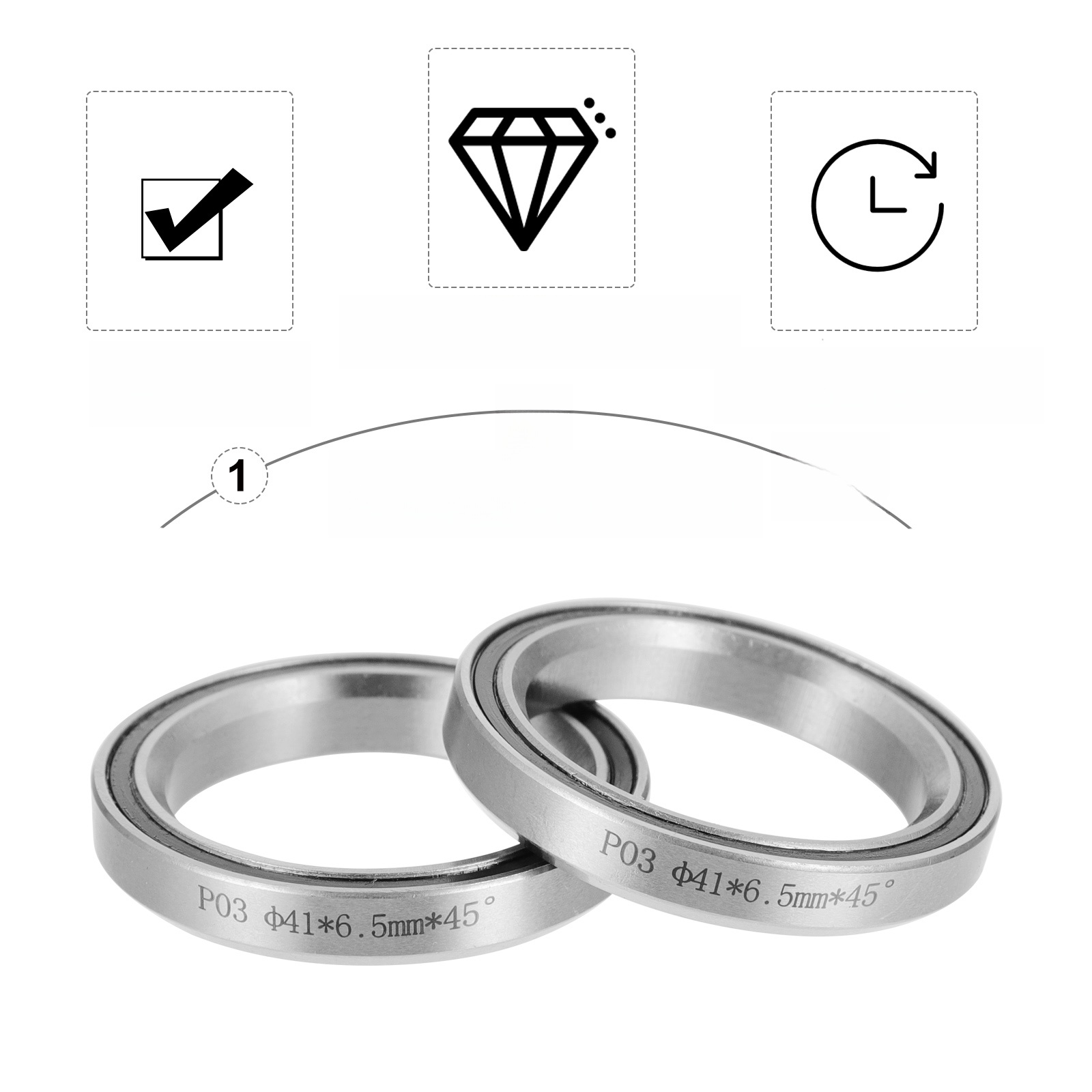 SŁUGI ŁOŻYSKOWE MATERIAŁY STALOWE ŁOŻYSKA ROWEROWE Kod producenta 10408335