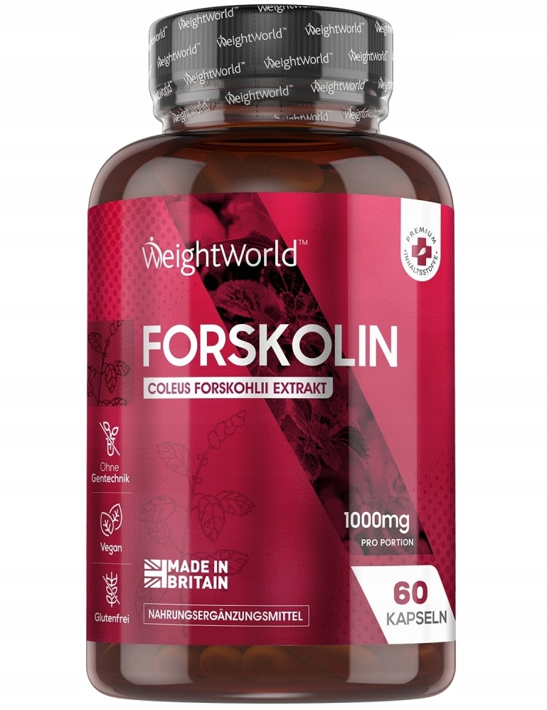 Forskolin 1000 mg 60 kapslí Extrakt Extrakt Coleus Forskohlii