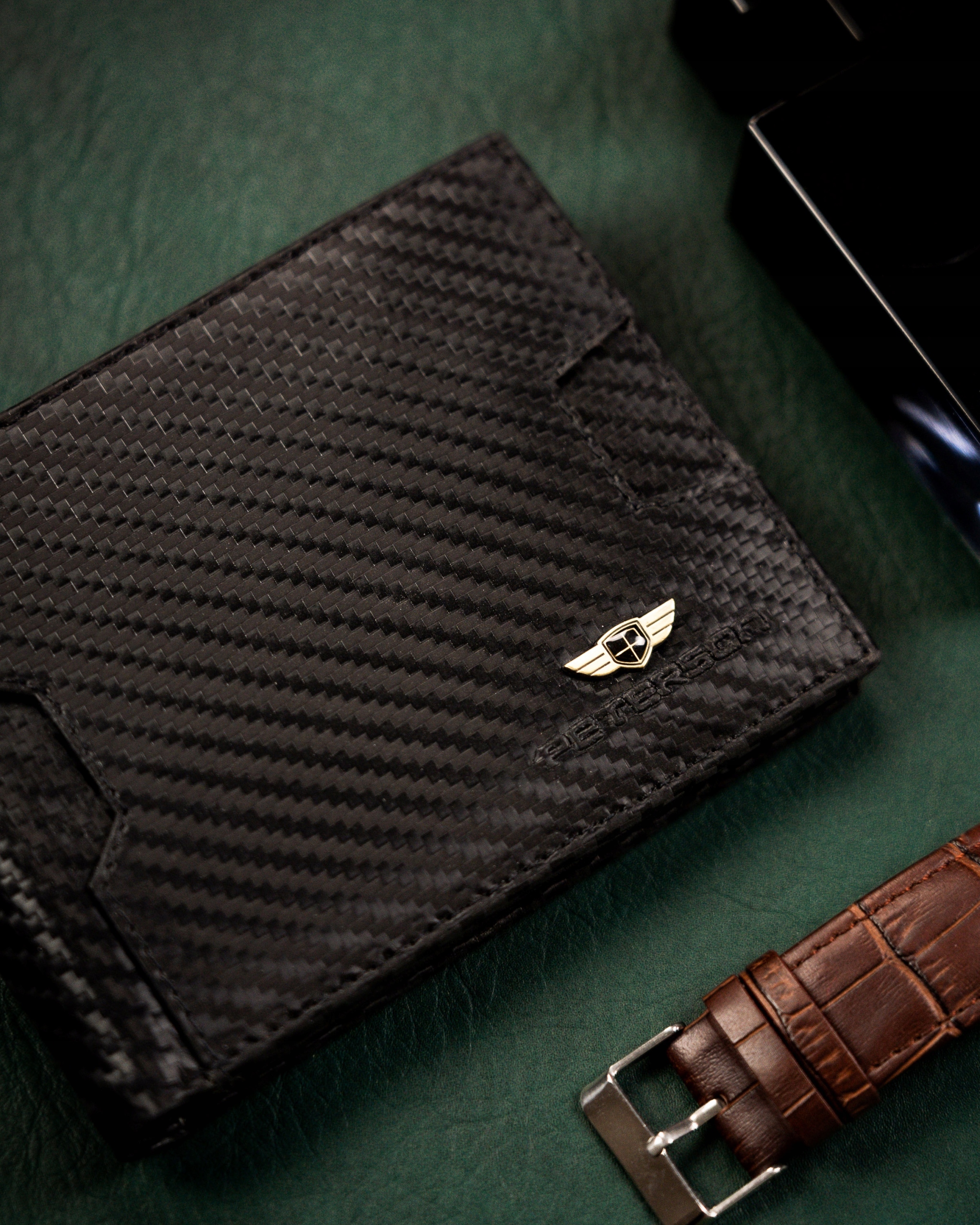 PETERSON STOP RFID PORTFEL MĘSKI MAŁY SLIM CIENKI Marka Peterson