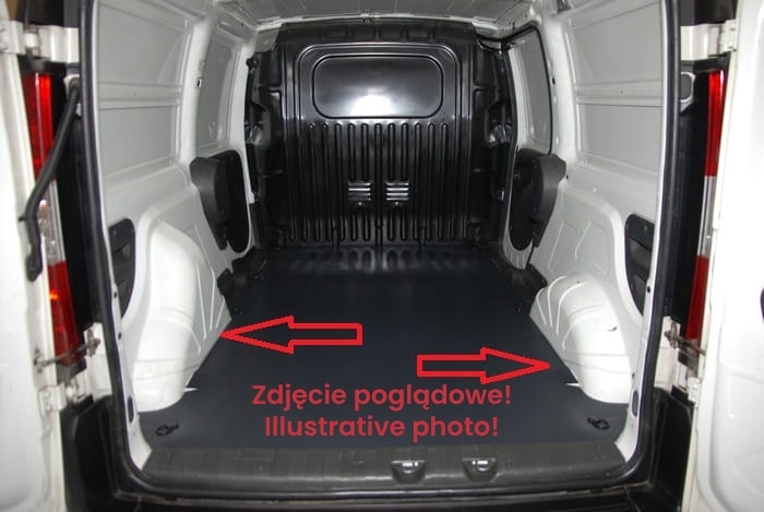 Wykładzina Cargo Man TGE od 2017 wersja 7 osobowa z napędem na tylne koła 4 Kolor czarny