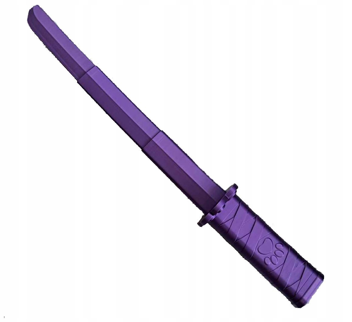 Miecz rozkładany do 37 cm KATANA SAMURAJ rozsuwany Druk 3D black-purple