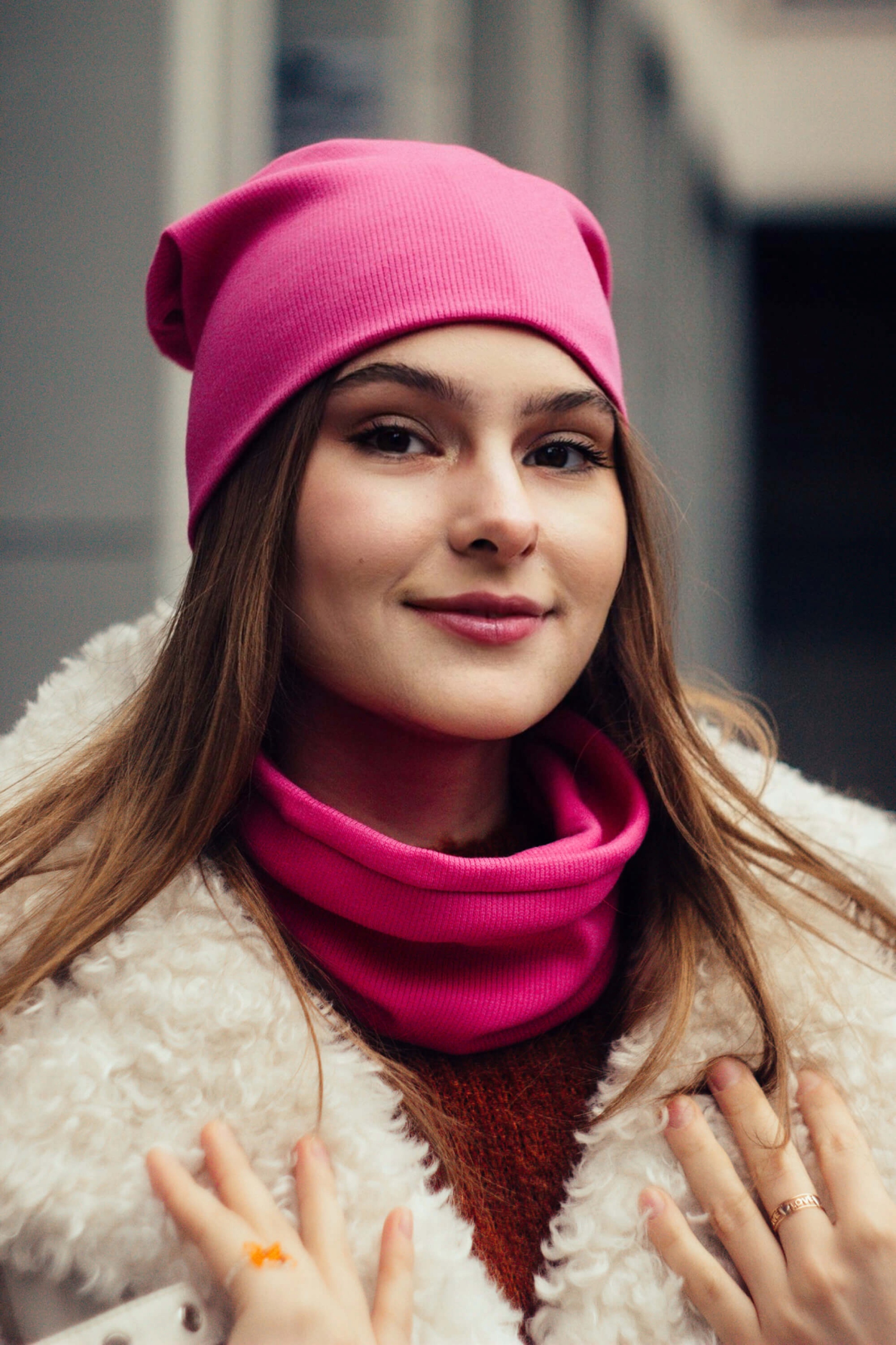 Czapka damska bawełniana Wiosna Jesień C. Różowa Marka Imperium Czapek