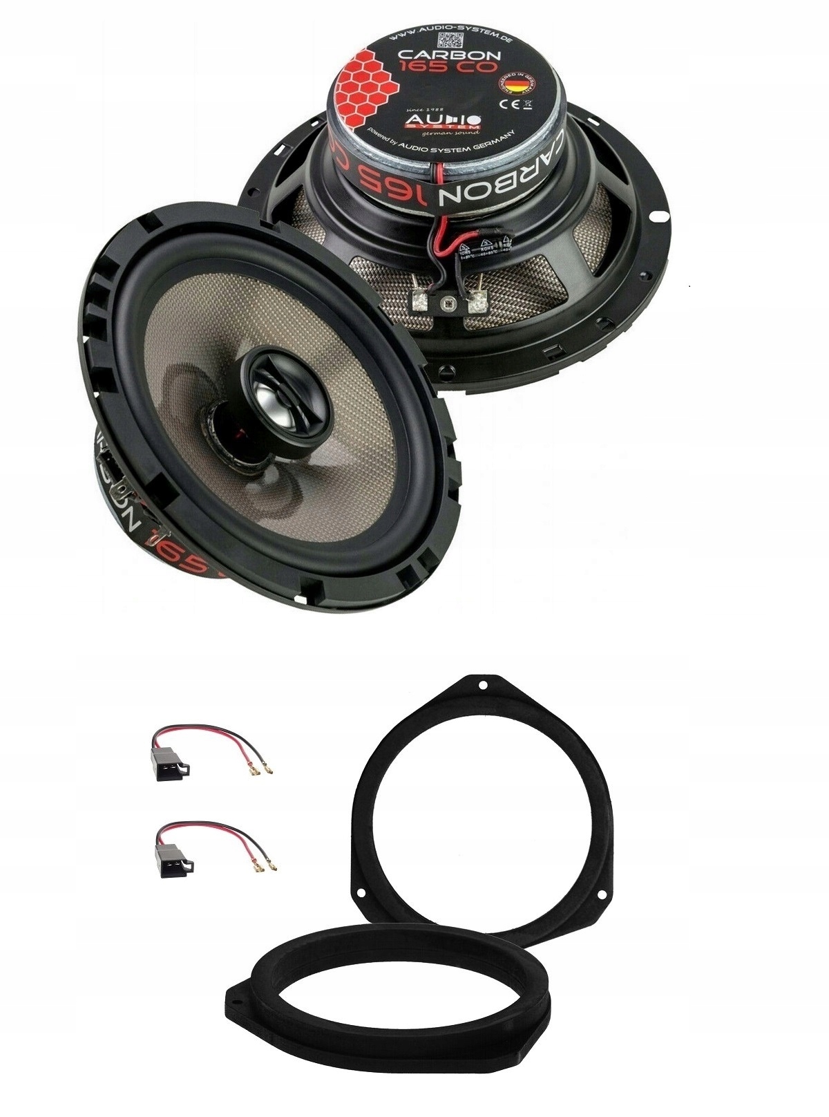 16,5 cm reproduktory Opel Corsa D Astra H Vectra C Audio System Carbon 165 Coax