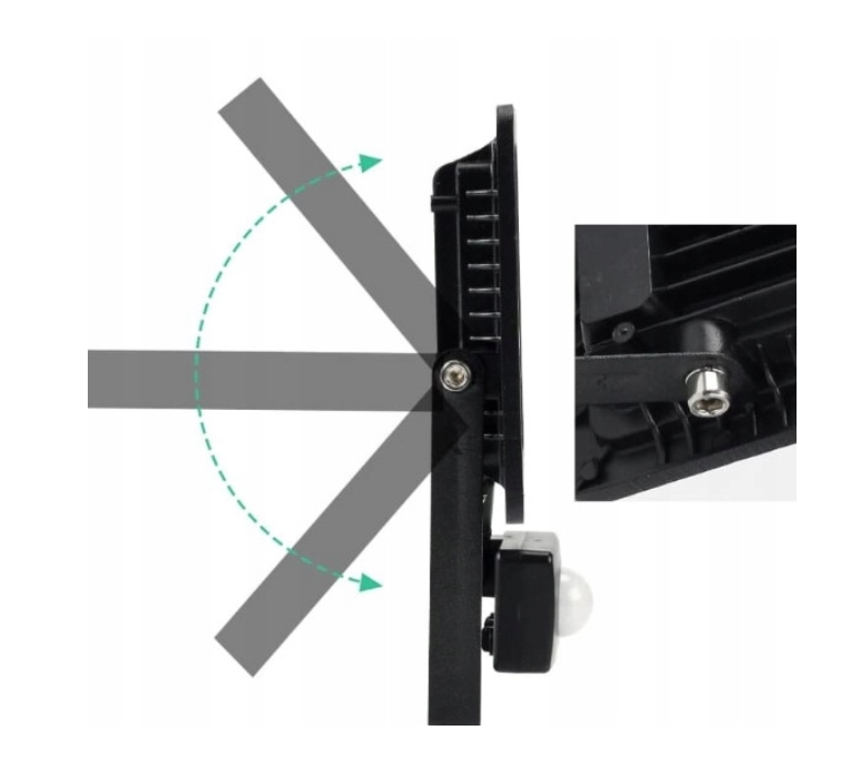 Halogen LED CZUJNIK RUCHU 100W Źródło światła LED