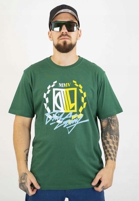 Tričko Diil Laur Gang zelenožluté