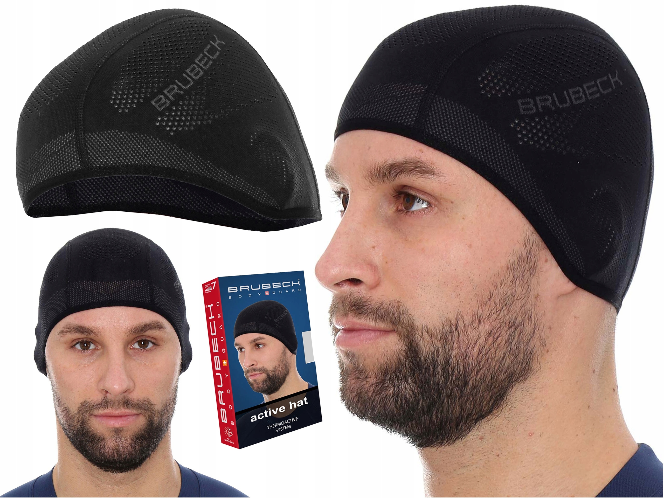 Brubeck тренировочная кепка унисекс черный L / XL