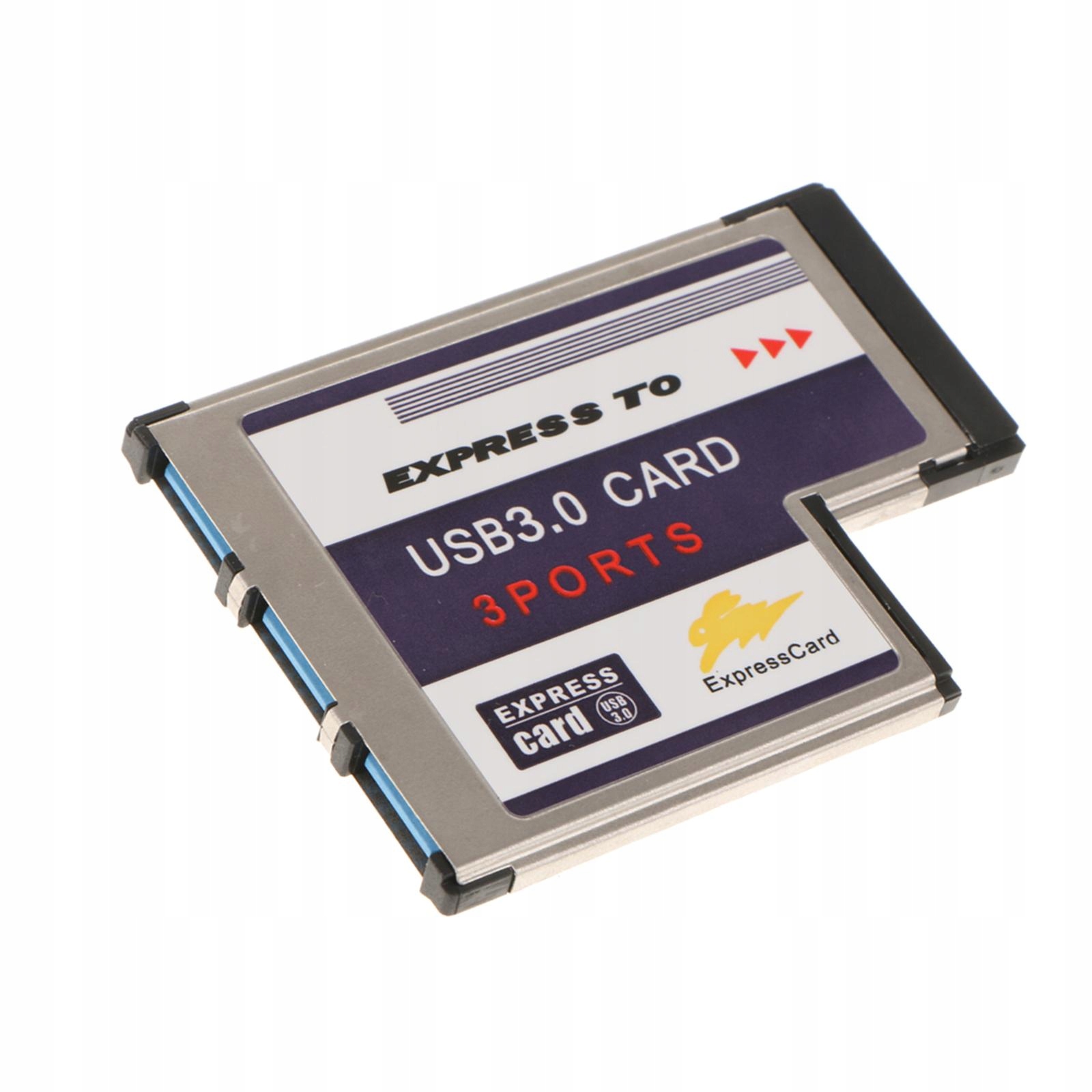 3 Port USB3.0 Express Card 54mm Hidden Rodzaj karty ExpressCard