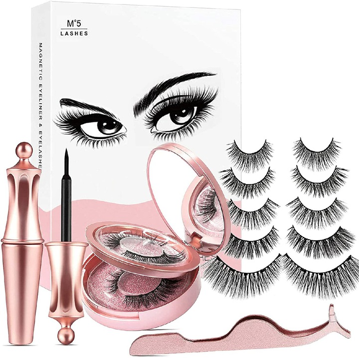

Sztuczne Rzęsy Magnetyczne 7 Par Eyeliner