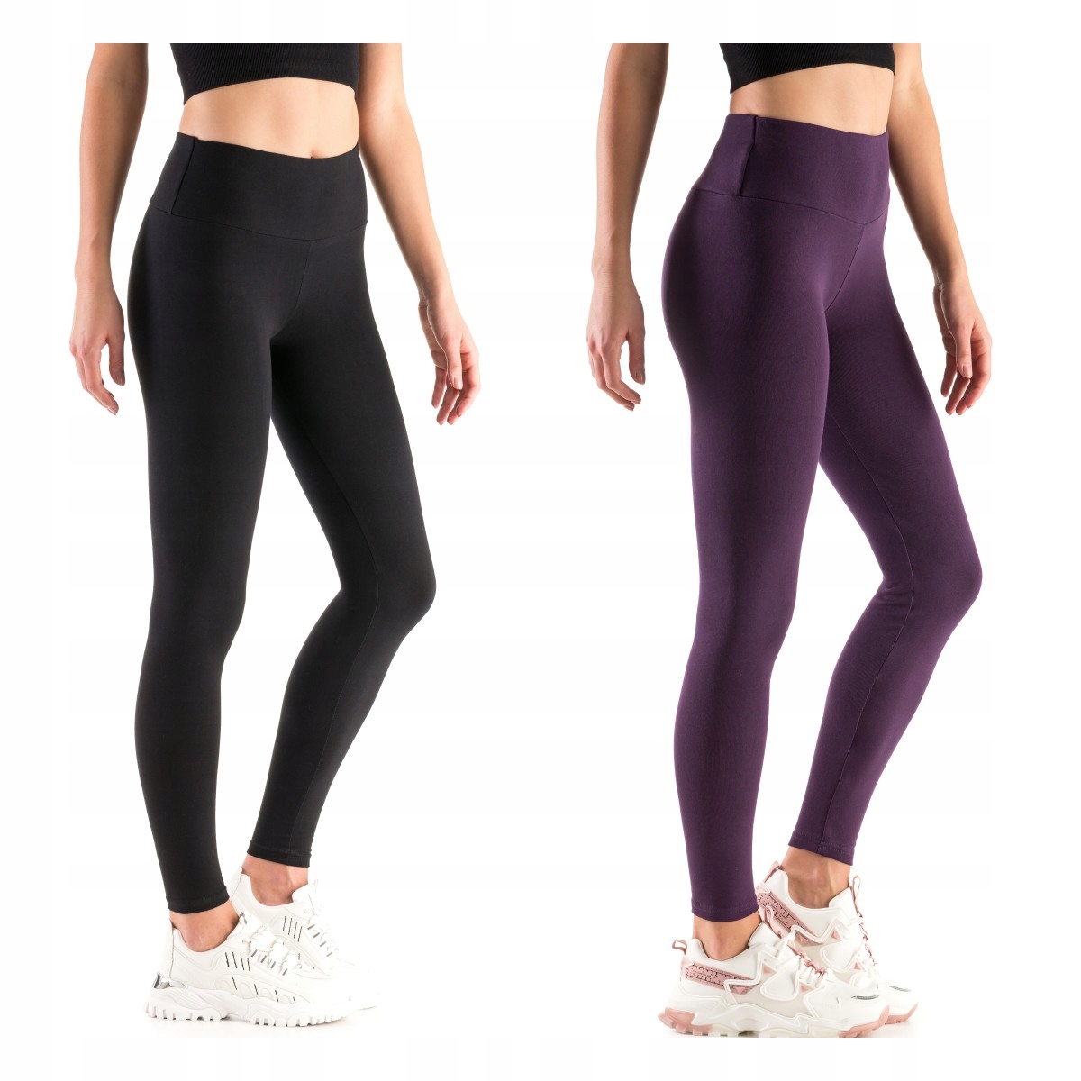 

2X Legginsy Z Wysokim Stanem Wyszczuplające Lwp