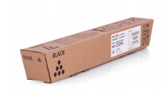 Toner Ricoh Mp C305 841618 841619 842079 Originální černý MPC305 MPC-305