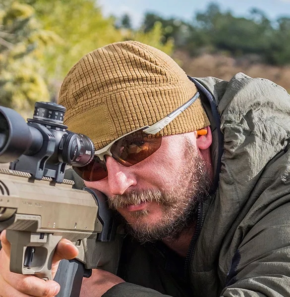 Czapka Helikon Range Beanie Grid Czarna S/M Cechy polarowa